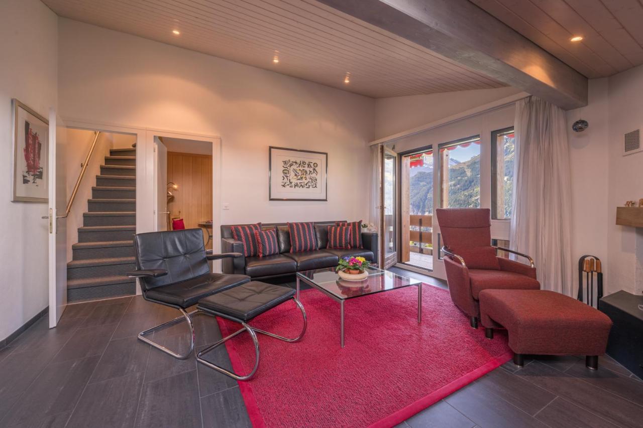 Chalet Primula Penthouse Wengen Exterior photo