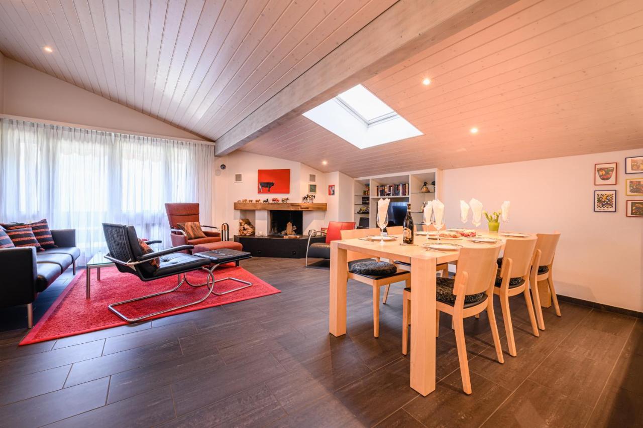 Chalet Primula Penthouse Wengen Exterior photo