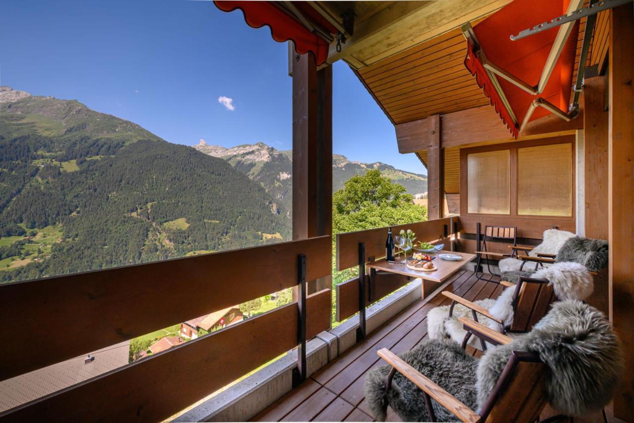 Chalet Primula Penthouse Wengen Exterior photo