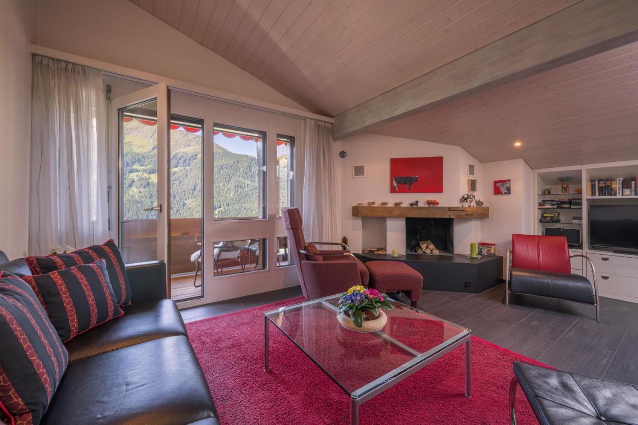 Chalet Primula Penthouse Wengen Exterior photo
